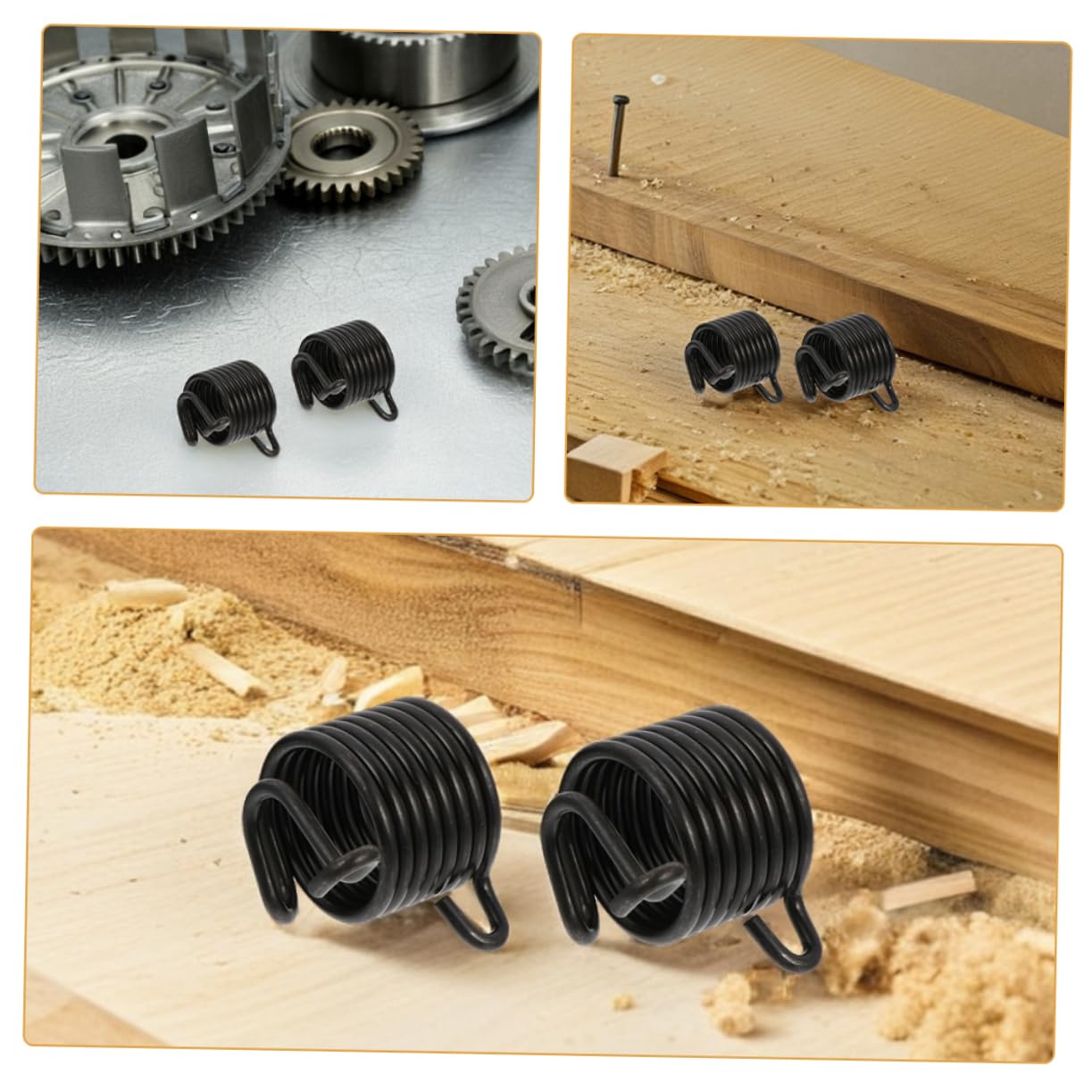 10pcs Steel Air Hammer Retainer Springs Durable Replacement Spring for Pneumatic Chisel Tools Precision Fit for Stable Performance Construction Industrial Use