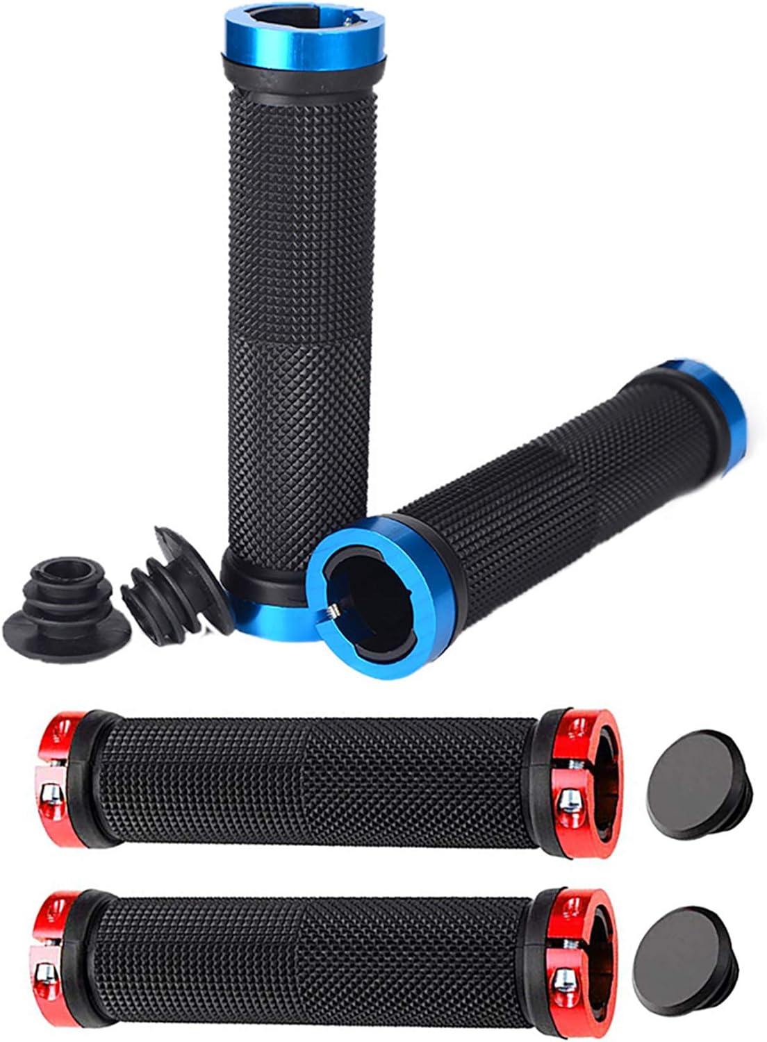 Aluminium lock bicycle handlebar grips, 2 para professional bicycle