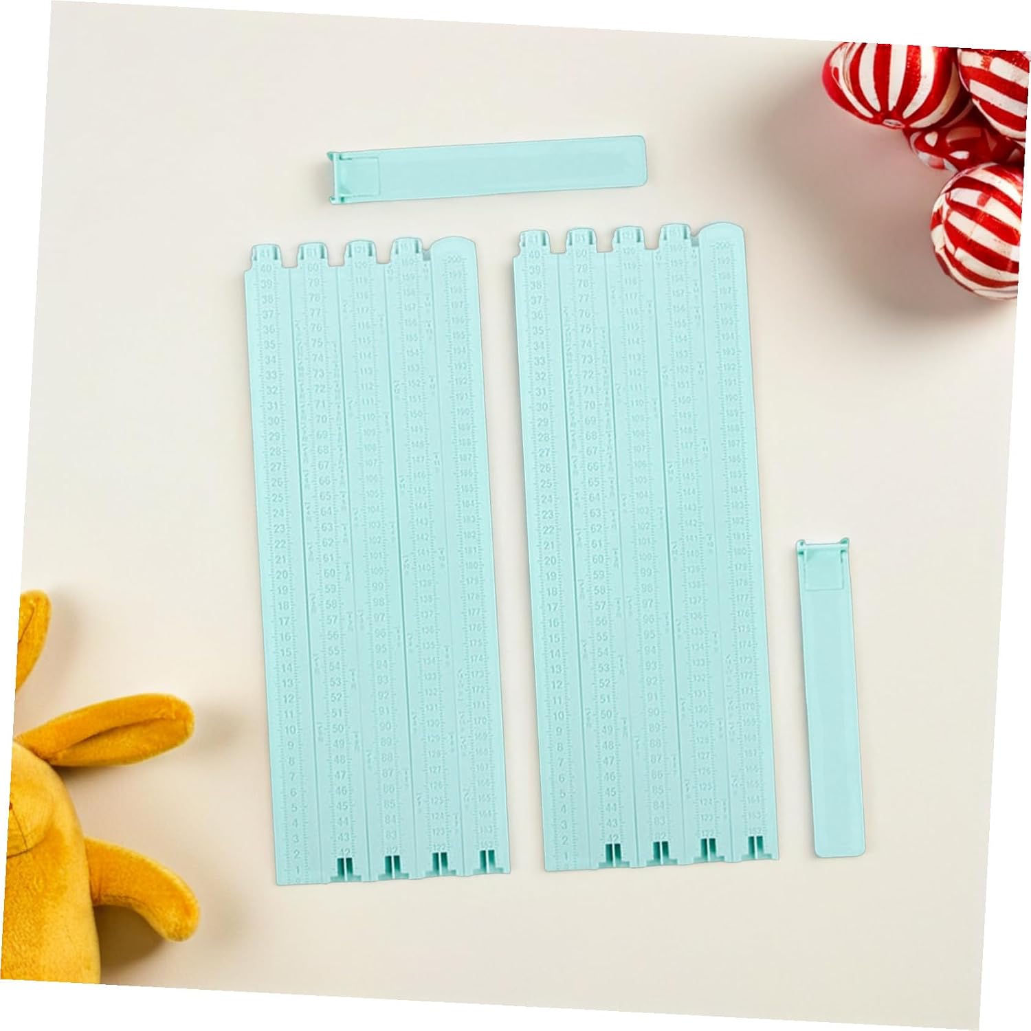 Toddmomy 2pcs Boy Girl Growth Chart Removable Height Measurement Ruler for Girl-Safe Plastic Design Versatile Use for Boy Girl and Adults for Home Decor and Tracking Growth