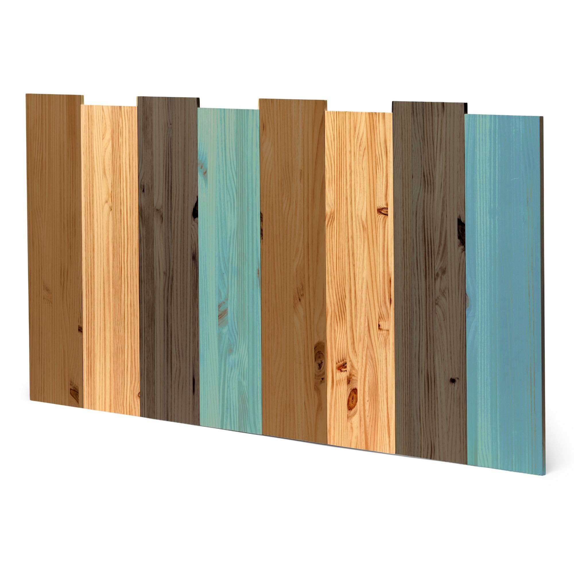 Testiera letto King Size in legno massello 180x80 cm Stile Nordico Fatto a mano in Spagna - Haku Colors