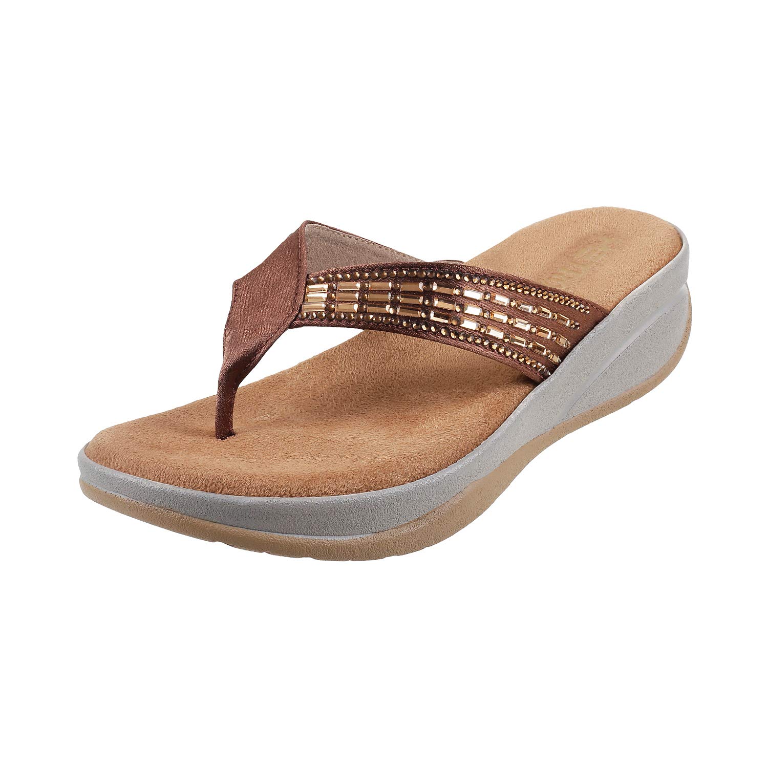 Metro Womens Synthetic Brown Comfort (Size (7 UK (40 EU)) (B081ZZGF3Y) Amazon Price History, Amazon Price Tracker