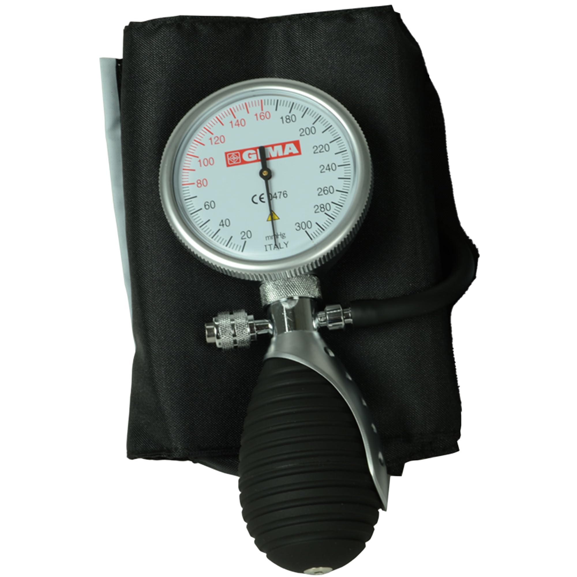 GIMA Boston Aneroide Esfigmomanómetro, tradicional, con brazalete negro, 32731
