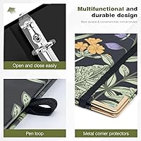 Vista 36 de Ospelelf Mini 3 Ring Binder, 2 Inch, Cute Pink Marble Binder for 5.5" x 8.5" with 5 Tab Dividers, File Folder Labels and Low Profile Clipboards