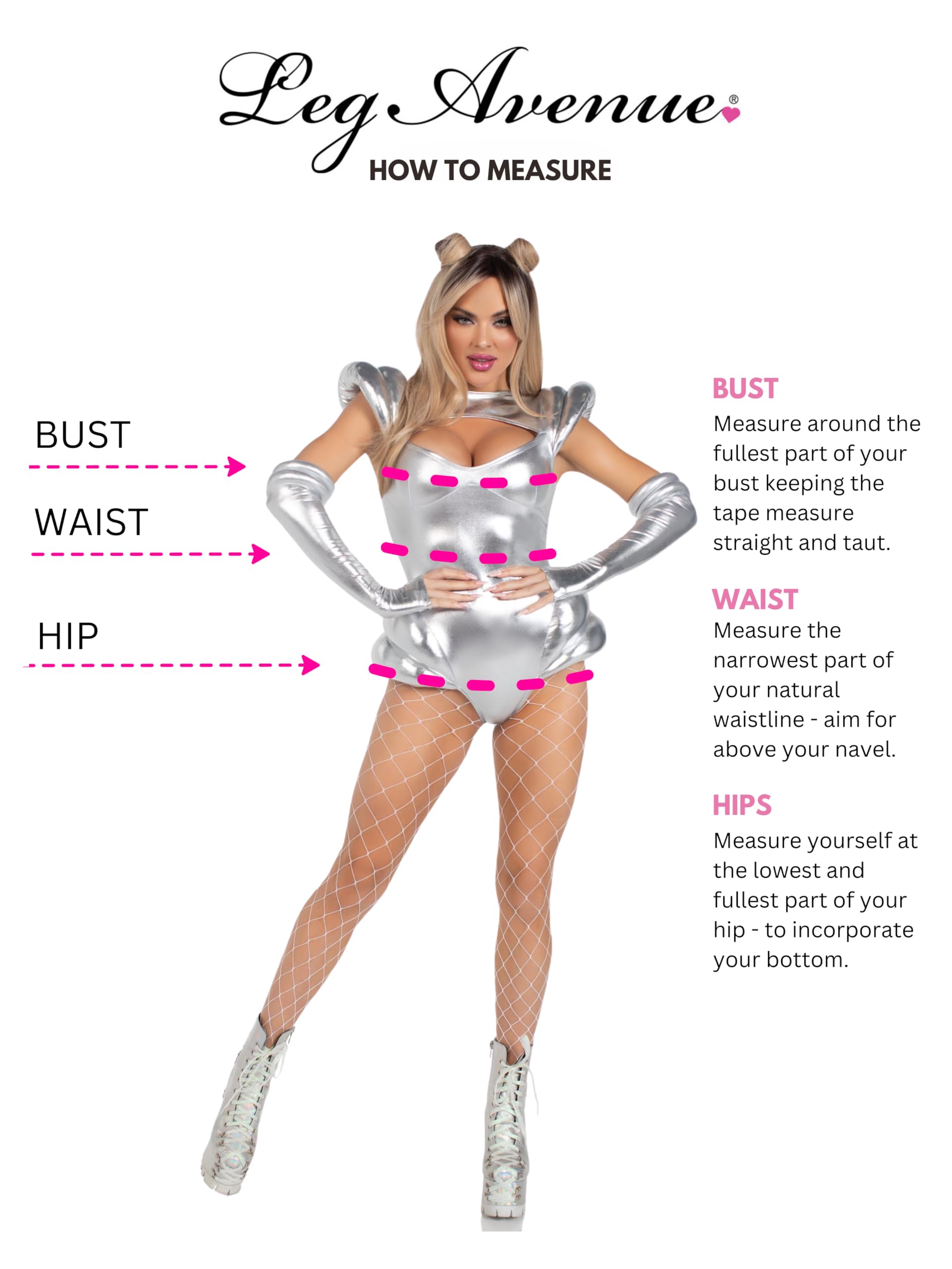 Leg Avenue Costume da donna 2 pezzi Cosmic Cutie Halloween