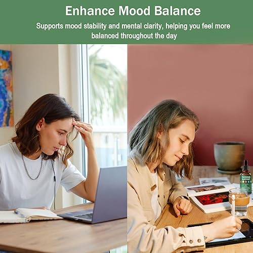 Miniatura 6 de Kindled Gotas de apoyo para la tiroides - Actora Liquid Drops Formula con selenio, yodo, ashwagandha y zinc para apoyo energético y metabolismo,