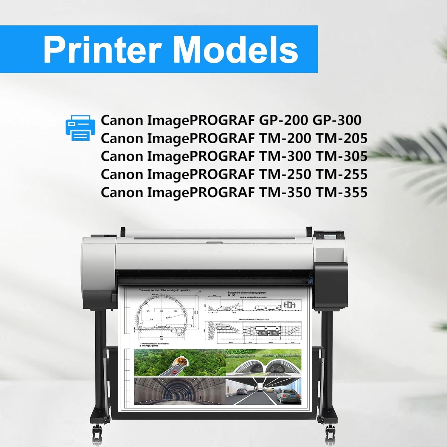 LCL Compatible PFI-320 PFI-320BK Black High Yield 300-ml Ink Cartridge (2890C001AA) Replacement for Canon PFI-320BK ImagePROGRAF GP-200 GP-300 TM-200 TM-205 TM-300 TM-305 TM-250 TM-255 TM-350 (1-Pack)