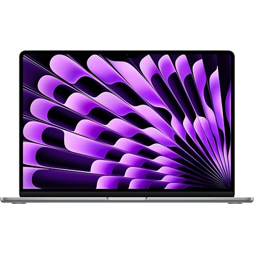 2023 Apple MacBook Air with Apple M2 Chip with 8-Core CPU/10-Core GPU (15-inch, 24GB RAM, 512GB SSD Storage) (QWERTY English) Space Gray (Renewed)