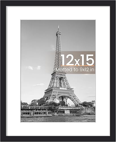 Vista 391 de upsimples - Portarretratos de 8.5 x 11 pulgadas, para fotos de 6 x 8 pulgadas con paspartú o de 8.5 x 11 pulgadas sin paspartú, marcos de fotos