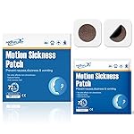 Hionfurt 32ct Motion Sickness Patches - Sea Sickness Patches for Cruise, Car, Airplane, and Other Travel - Non-Drowsy, Effective, Lasts 72 Hours