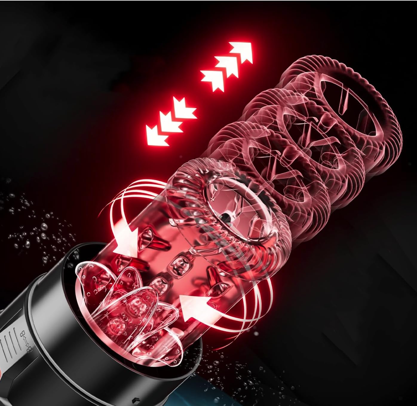 Amazon.com: Male Masturbator with 12 S Vacuum Pump & 7 Thrusting Rotating  Vibrating Sucking Licking LCD SJ86025 : Health & Household