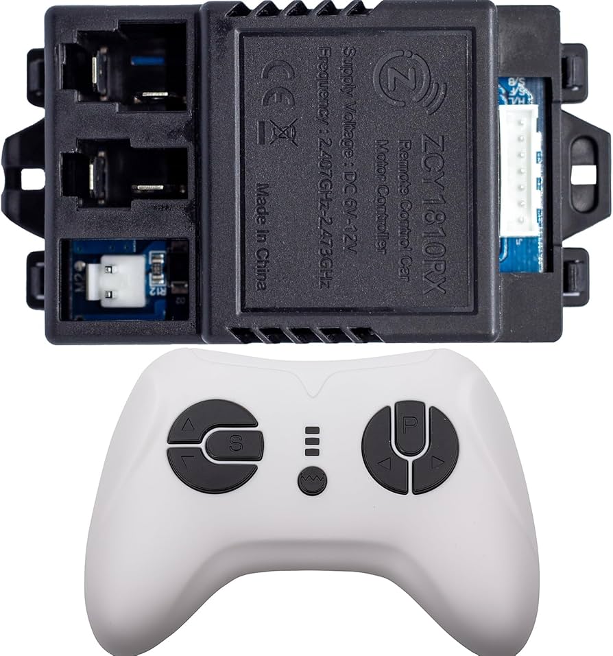 Điều khiển Amazon.com: 7 pin ZCY1810RX Receiver and Remote Control for 6V 12V