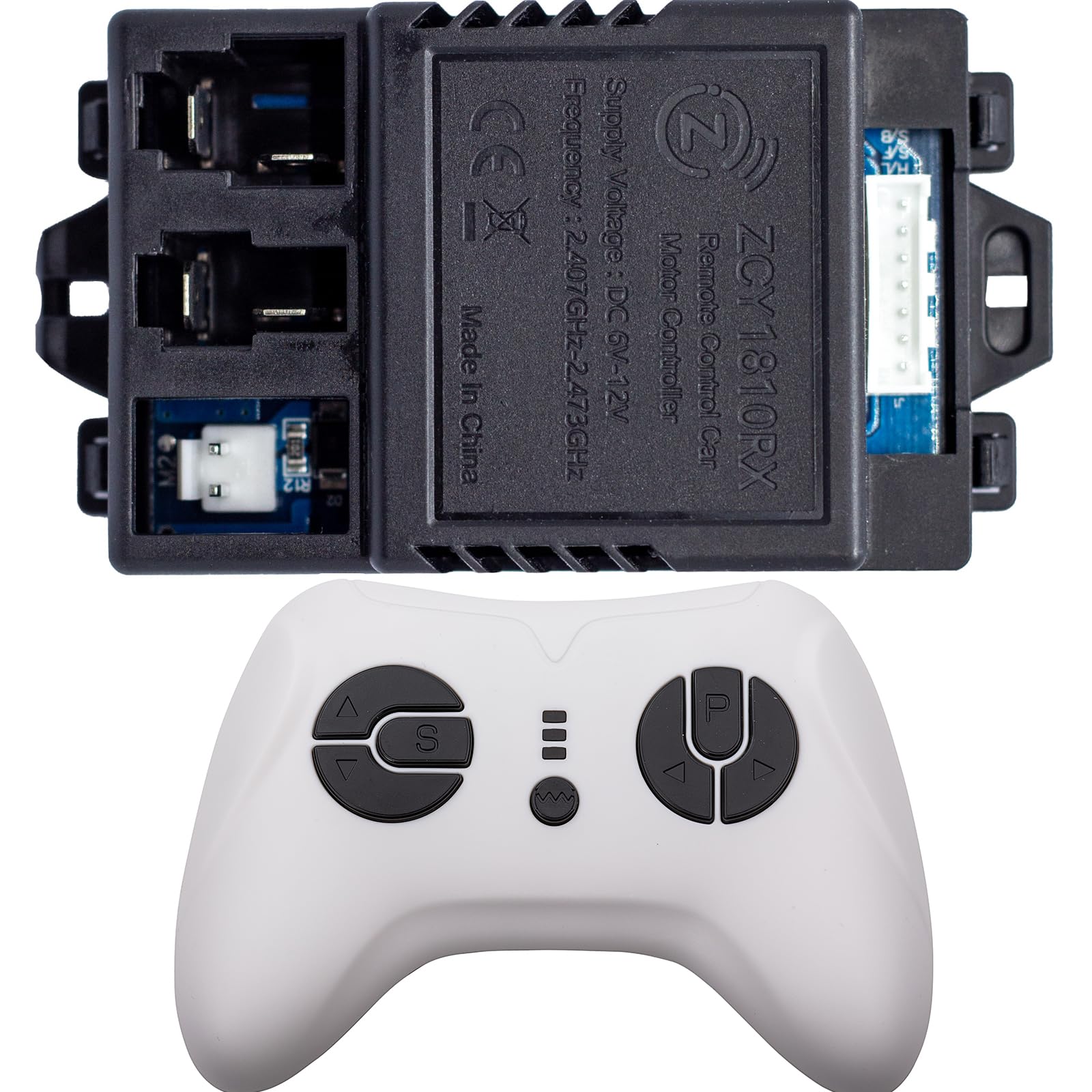 Amazon.com: 7 pin ZCY1810RX Receiver and Remote Control for 6V 12V