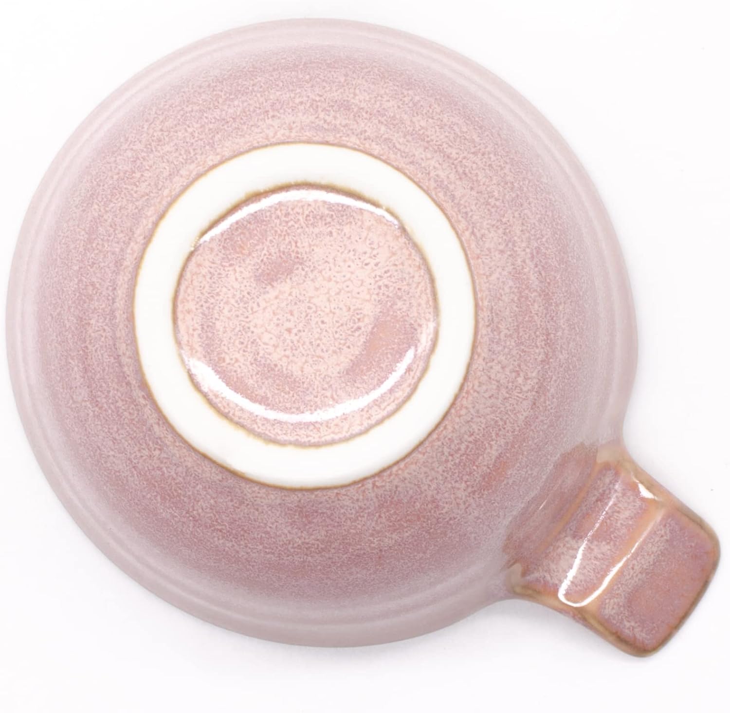 Aito Seisakusho 517064 Natural Color Cup with Hands, Approx. 12.5 fl oz (370 ml), Pink, Mino Ware Dishwasher, Microwave Safe, Made in Japan