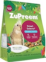 Vista 7 de ZuPreem Sensible Seed Alimento para Aves, Cacatúa, Agapornis, Cuáquero, Conuro Pequeño, Mezcla de Semillas y Pellets para Aves Medianas, Complemento