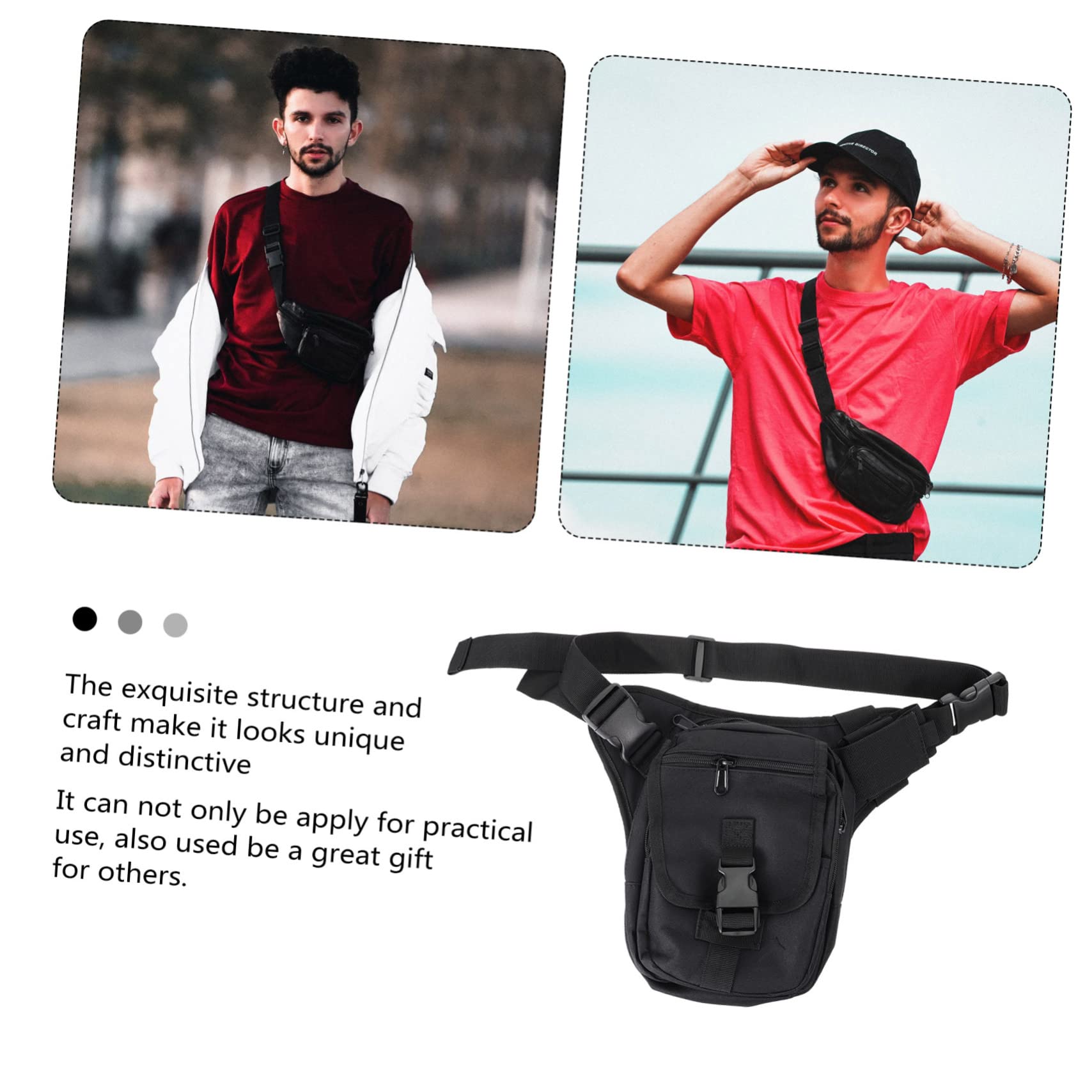 Happyyami 1pezzi Per Attività Outdoor Fanny Pack Multifunzionale Per Escursioni e Sport