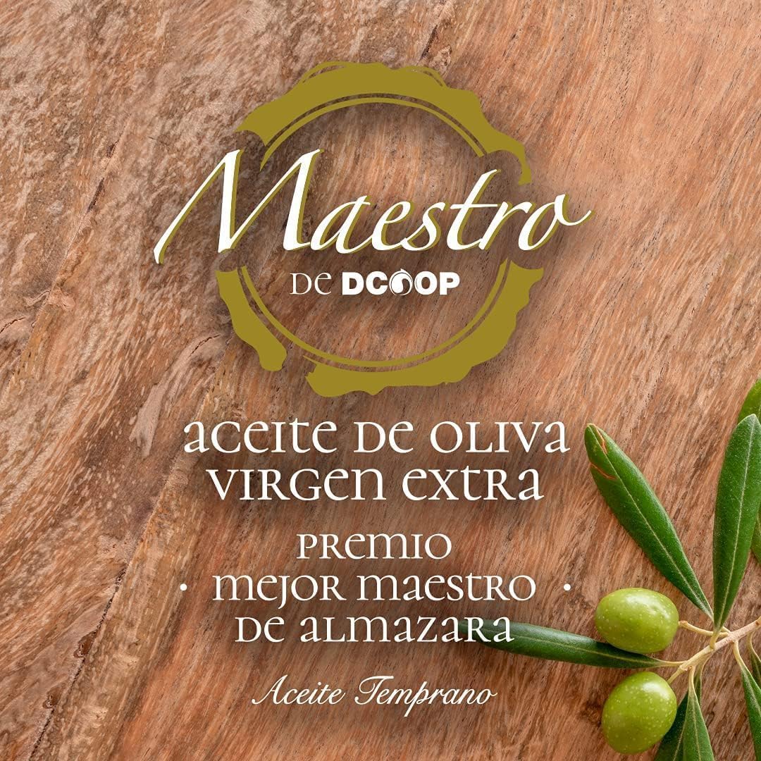 DCOOP Aceite de Oliva Virgen Extra - Premio Mejor Maestro de Almazara, Sin Filtrar, AOVE Variedad Arbequina, Edición Exclusiva y Limitada, Ideal para Consumo en Crudo, 500ml — view 5