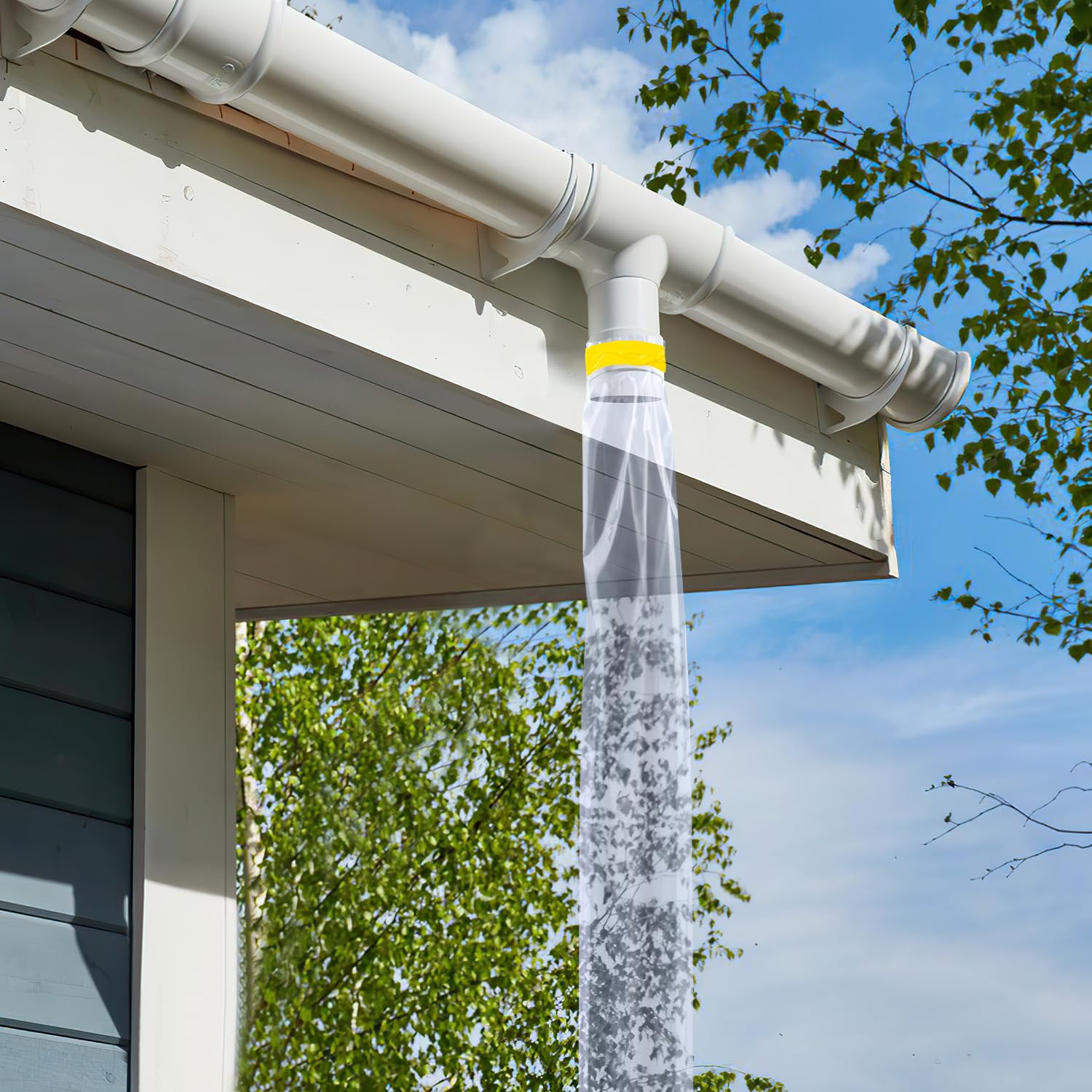 RHO-rallonge De Gouttière Extension De Tuyau De Descente De Gouttière Flexible Connecteur D