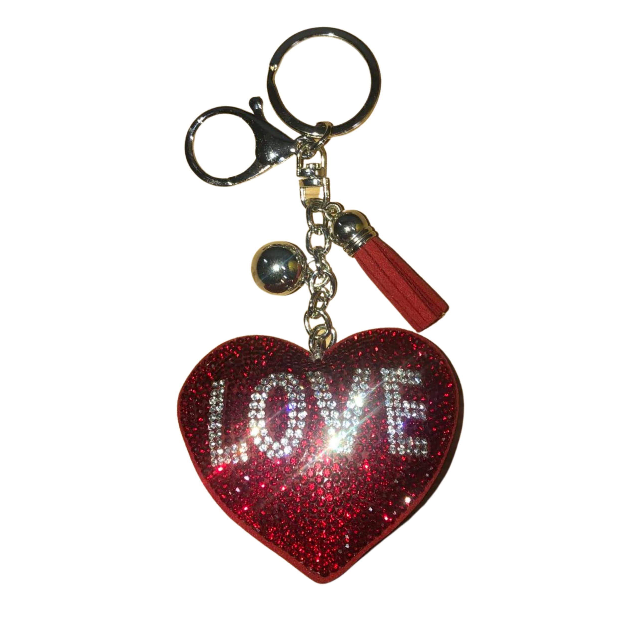 PopfizzyRhinestone Keychains for Women and Girls, Bling Backpack Keyrings, Purse Charms, Fun Key Fob, Cool Key Chain Gifts