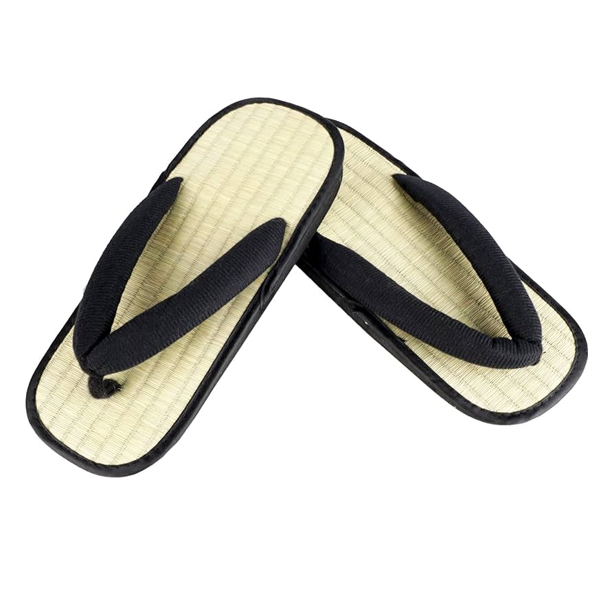 CoolChange Tradycyjne japońskie sandały | słoma ryżowa Zori