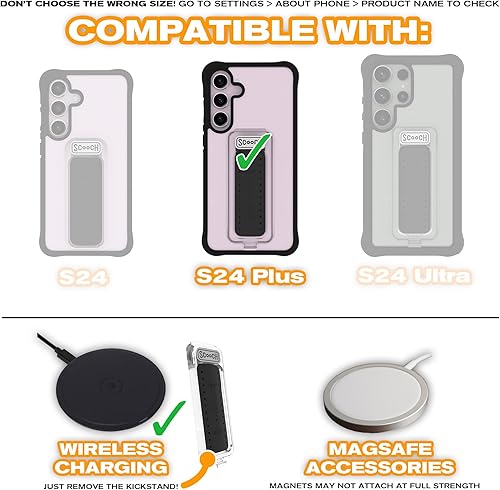 Miniatura 8 de Scooch Wingman - Funda con función atril para Samsung Galaxy S10 protección contra caídas de 10 pies soporte bidireccional funda protectora a prueba