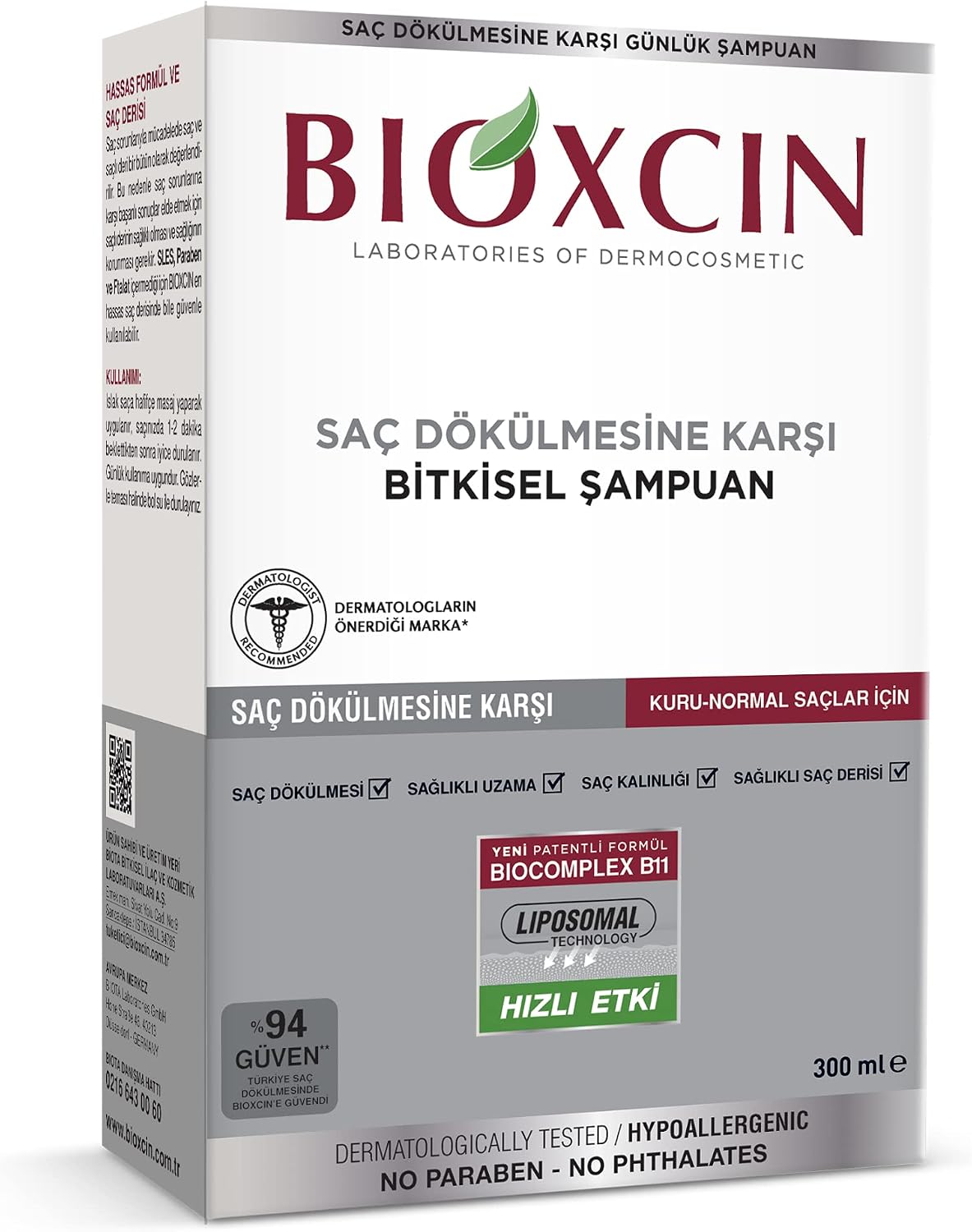 BİOXCİN Genesis Şampuan 300 Ml Kuru Ve Normal 1 Paket