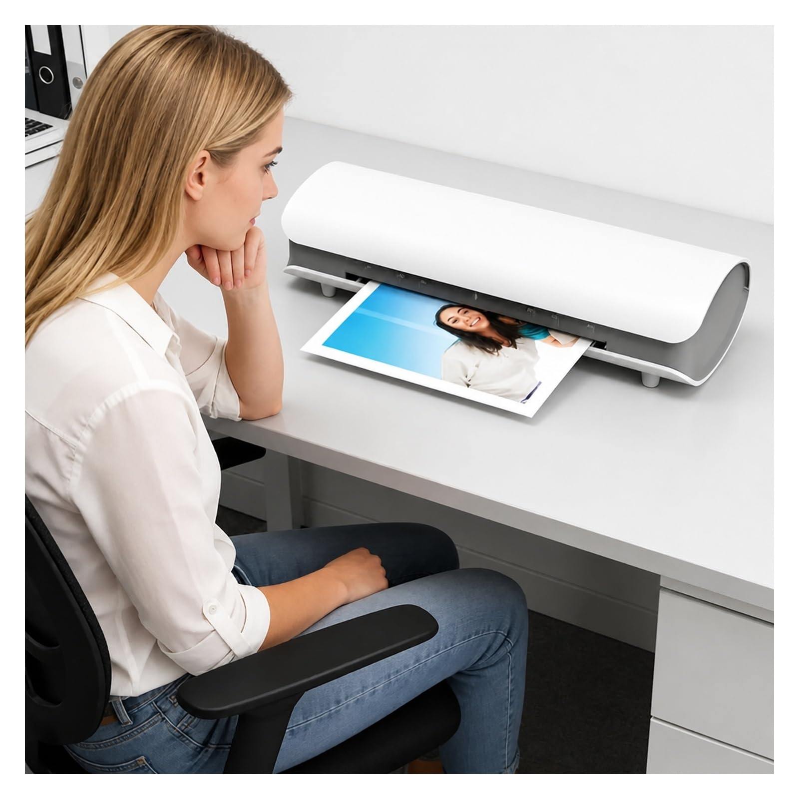 Laminator, Maszyna Do Podkreślania Z Pojedynczym Zestawem Laminatorów do domu i biura