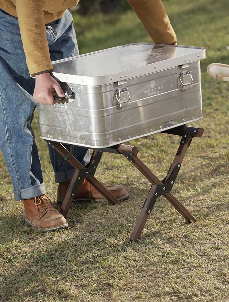 Amazon | ☆ウッドクーラーボックススタンド☆木製クーラースタンド