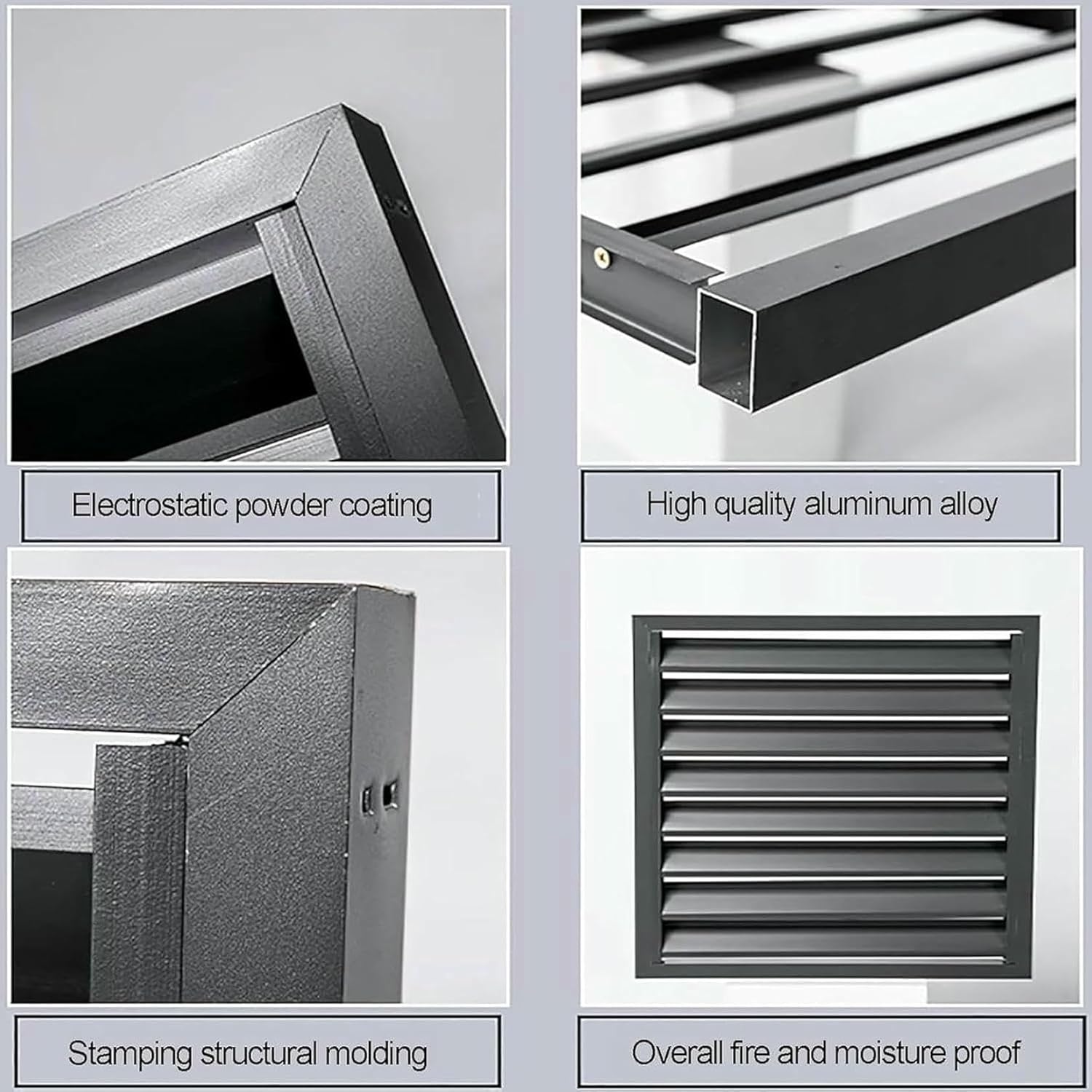 Aluminum Exterior Air Conditioning, Privacy Garden Protective Screens, CA Covers for The Outside to Hide The Air Conditioning and for Privacy, for Garden Balcony ~/