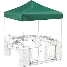 1 Pcs All Around Playtime Patio Replacement Canopy 47.28 x 47.28, Outdoor Kids Playhouse Replacement Canopy Suitable for Playhouse Playground