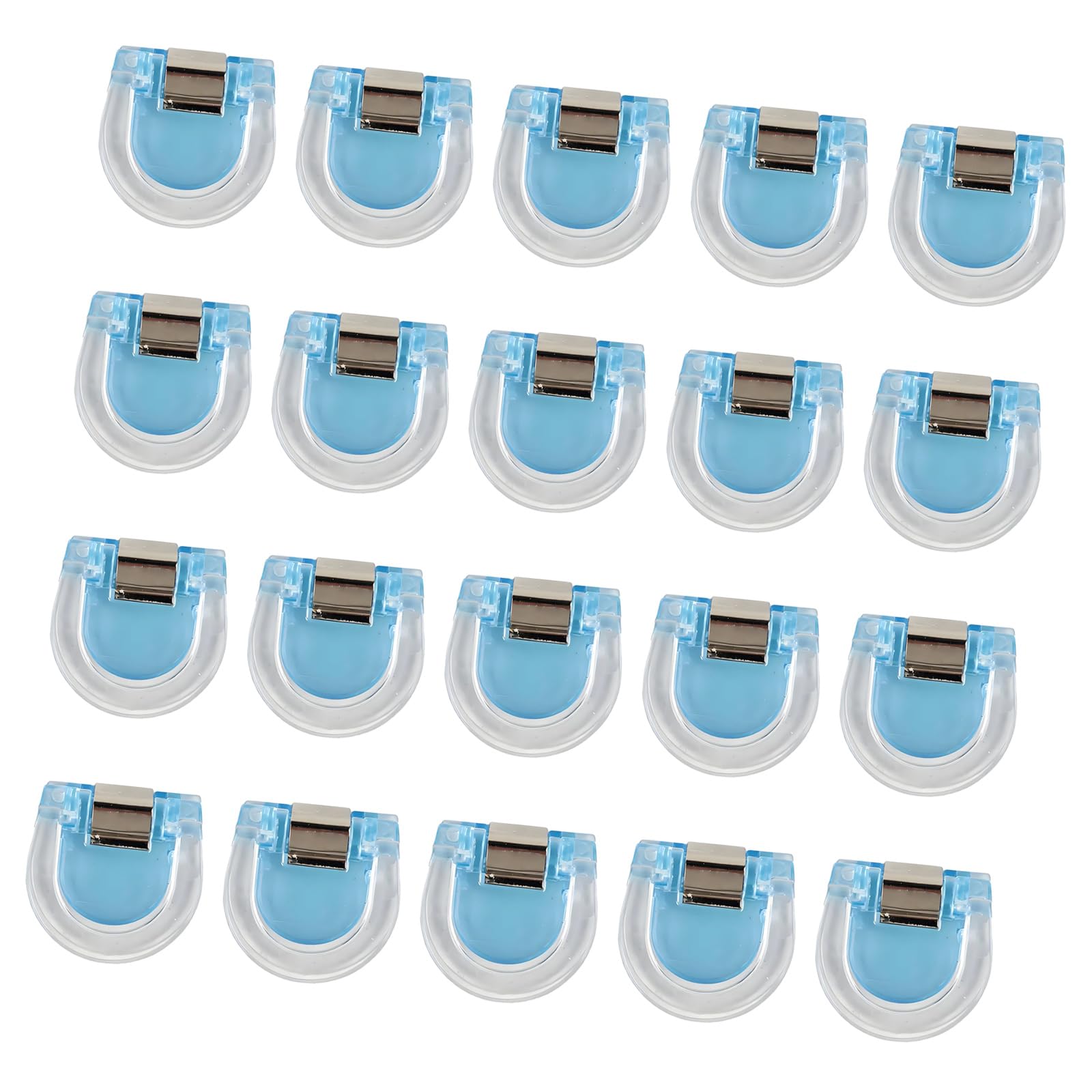 BELOWSYALER 20pcs Portable Hemming Clip for Trousers Strong Grip Rustproof Safe Materials for Garment Fixing Stitching Helper Clamps