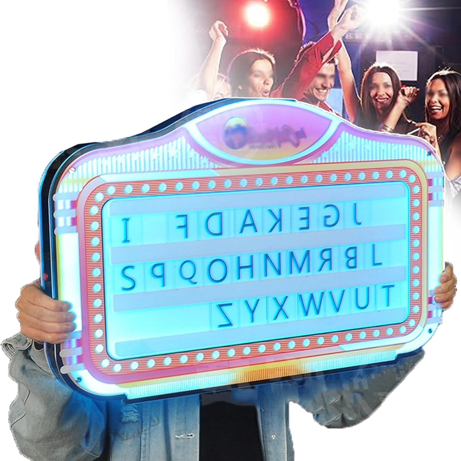 LED Letter Bottle Presenter, Bottle Service Sign, With Colorful Light & Changeable Letters, Color Letter Billboard For Night Club, Bar, Home Decor