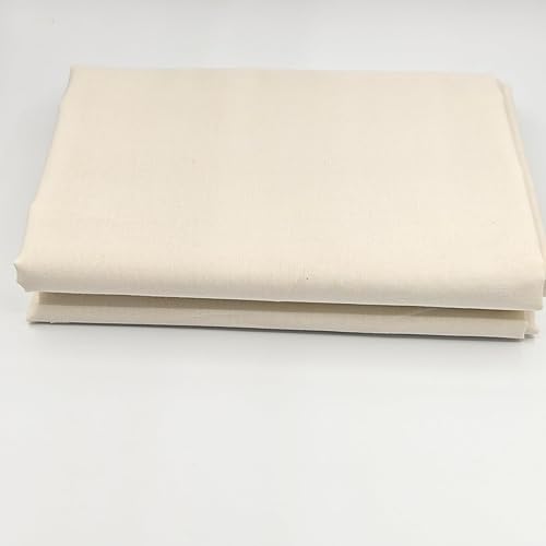 Miniatura 9 de Tela de muselina sin blanquear, 100% algodón, 2 yardas x 62 pulgadas de ancho, color natural, ligera para drapear, hacer patrones, costura, formas
