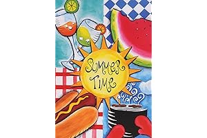 Toland Home Garden Summer Fun Summer Flags 28 x 40 Double Sided Outdoor Decorations