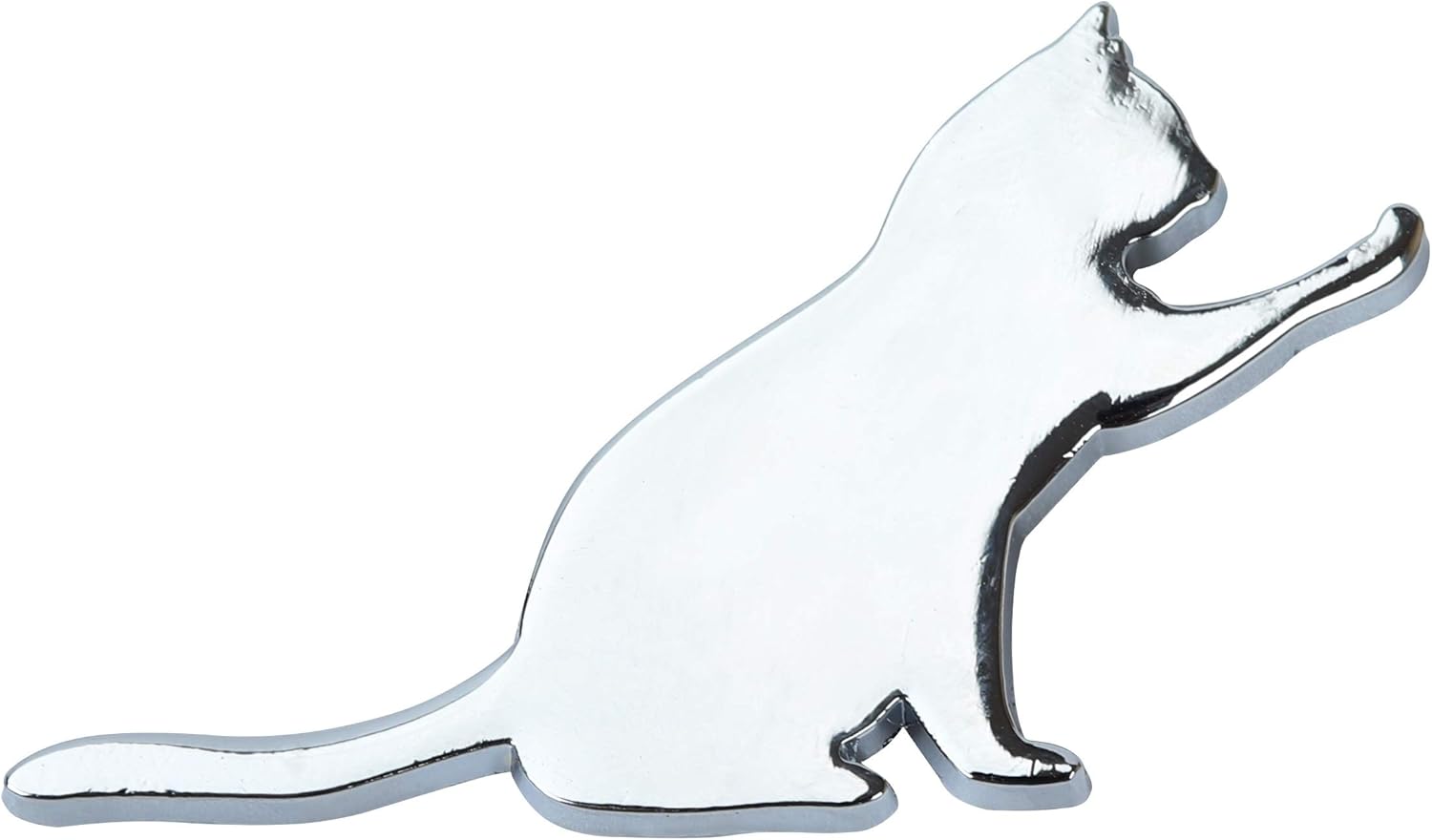 Amazon Fcrew 車 ステッカー エンブレム 猫 手遊び猫 右向き ステッカー デカール 車 バイク