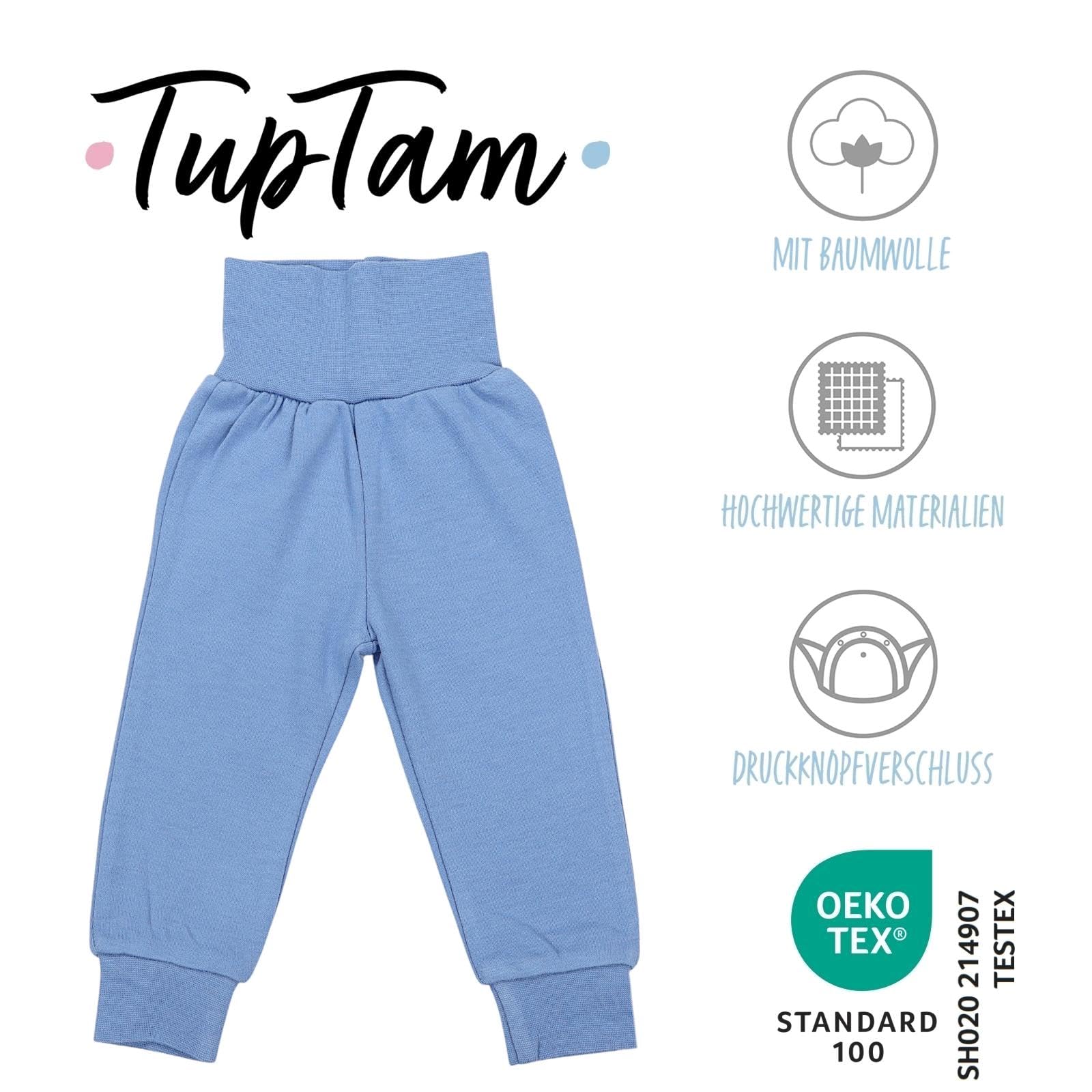 TupTam Pantalones Bebé 5 Unidades – Pantalón Algodón Suave para Bebé Niño y Niña, Certificación Oeko-Tex — view 4