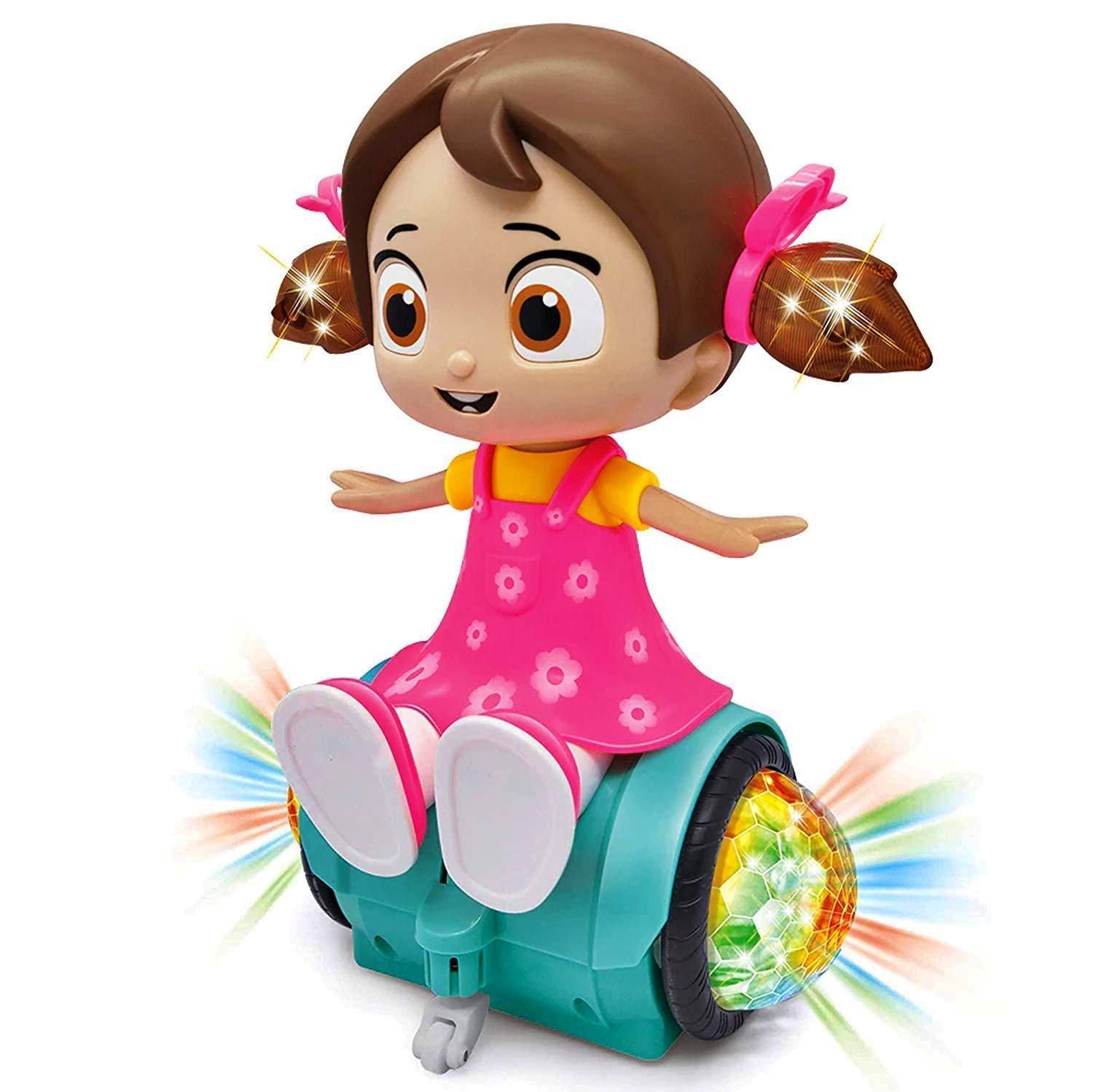 Magicwand Bump and Go ABS Plastic Dancing Musical Girl with Flashing 3D Lights for Kids with Two Modes【Pack of 1】 (B087C43MKP) Amazon Price History, Amazon Price Tracker