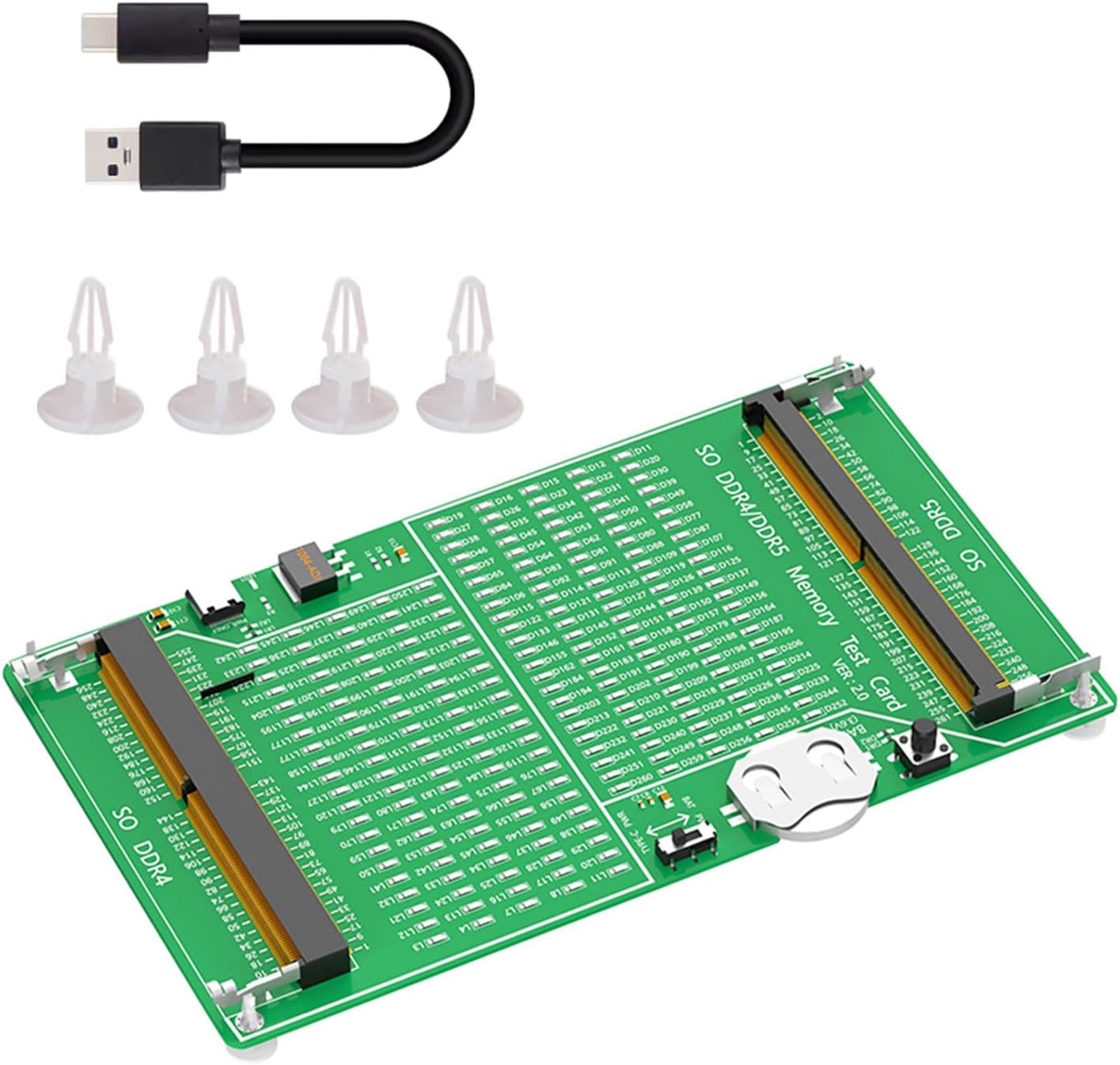 Computer Adapter Board and Laptop SO DDR4 DDR5 Memory Card for DDR4/DDR5 Computer Adapter Board