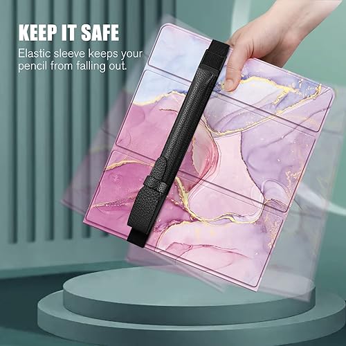 Miniatura 5 de Fintie Portalápices para Kindle Scribe estuche para lápiz capacitivo de piel sintética funda elástica portátil para Kindle Scribe Basic Pen  Premium