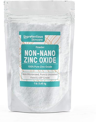 Miniatura 2 de Unpretentious Paquete de óxido de zinc y vitamina C, bolsas resellables (1 libra), polvos finos