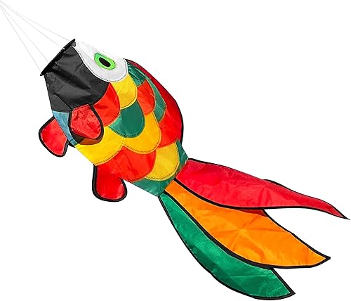 Miniatura 9 de emma kites Lindo arco iris - Windsock Spinner en espiral de 32 pulgadas