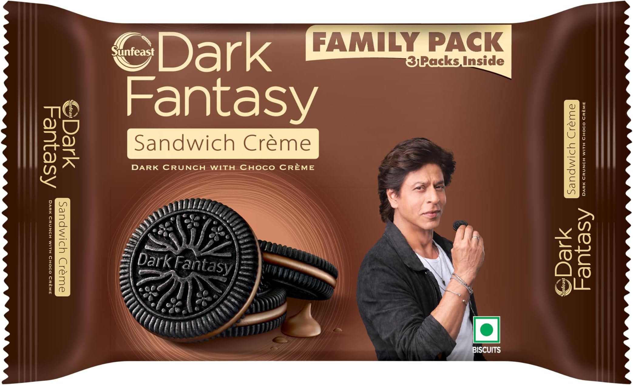 Choco Creme Dark Crunch with Smooth Creme, 249 g/ 277.5 g