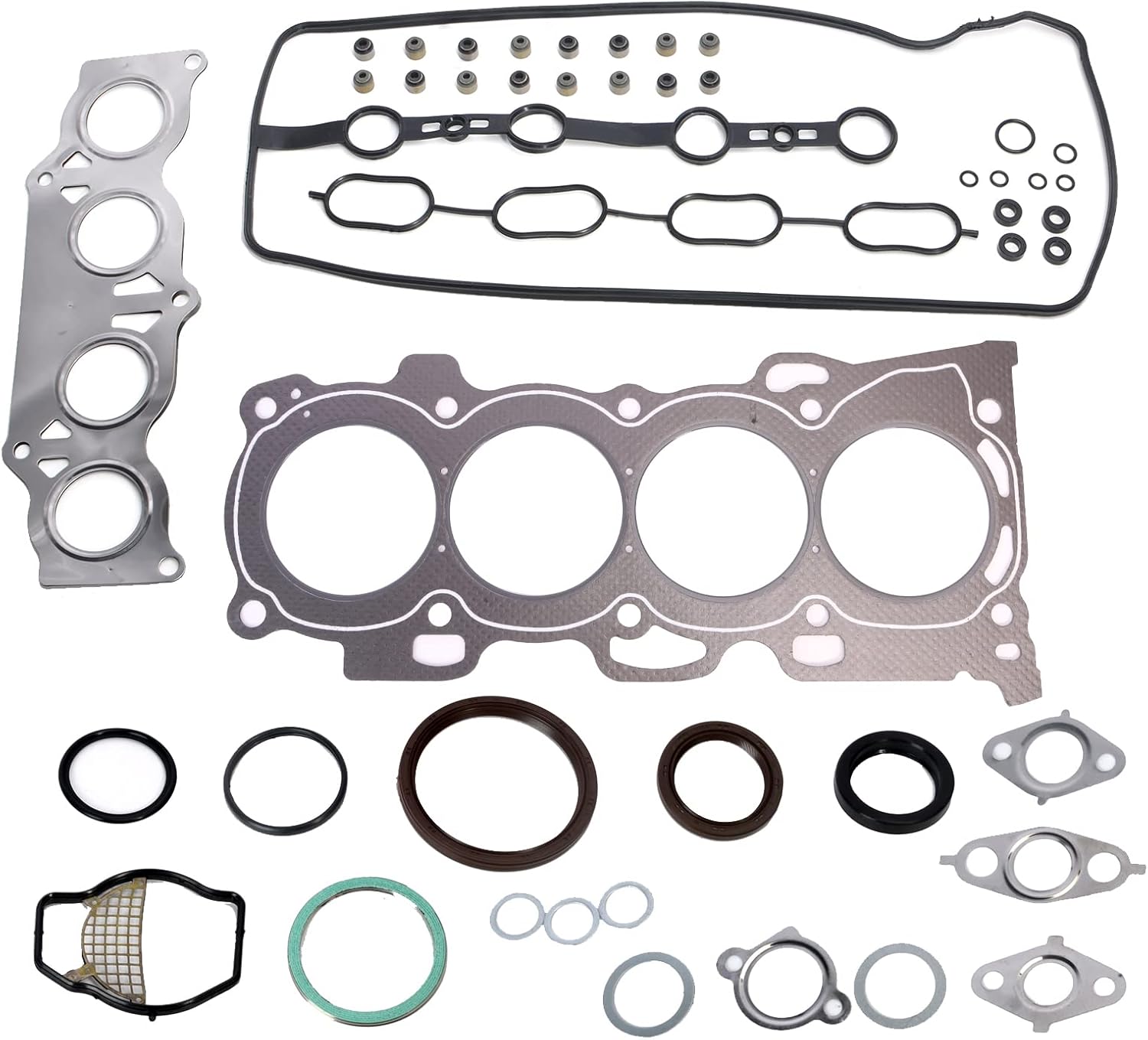 Wnaldc Replacement Graphite Fiber Head Gasket Sets, Full Cylinder Engine Gasket Kit, OE#HS26232PT, for 2.4L 16v DOHC 2AZFE, Fit for Toyota Camry/Highlander/RAV4/Solara, Scion TC/xB, Lexus HS250H