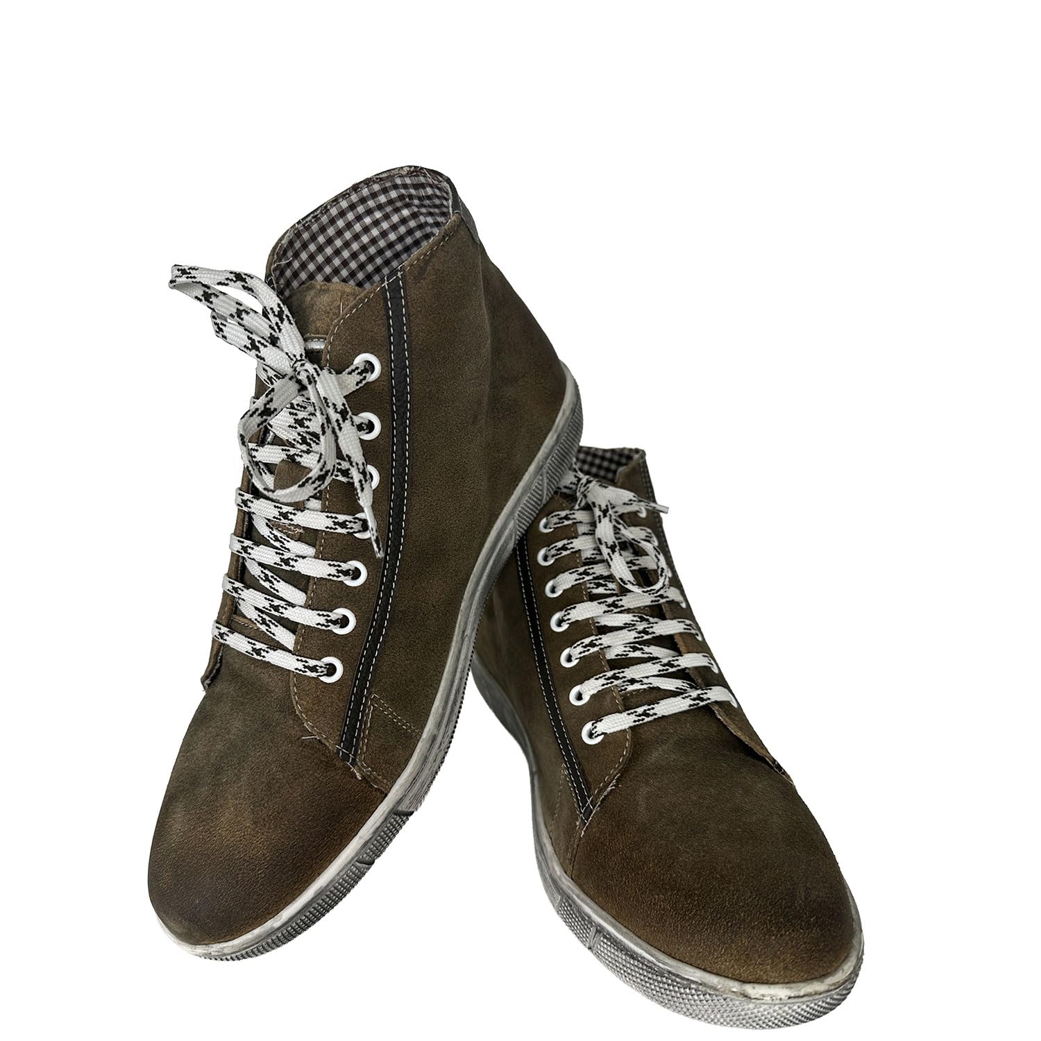 Maddox Herren Trachten Leder Schuhe Hohe Sneaker Marinus | Wood 45