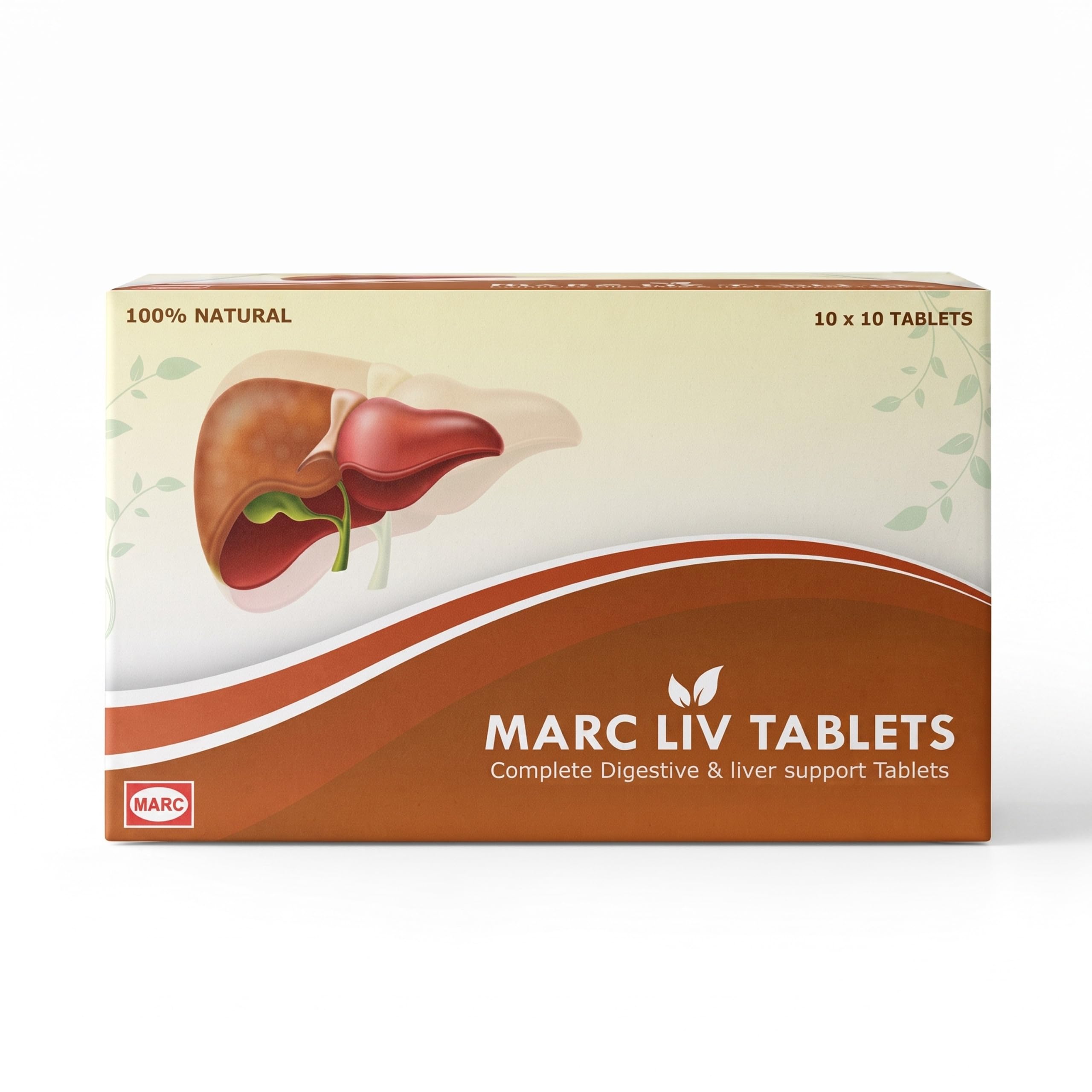 Marc MarcLiv Forte Ayurvedic Liver Tablets |Supports healthy liver function||Helps maintain natural liver detoxification|Supports digestion and metabolism-image-4