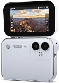 Acogedor デジタルカメラ 4K コンパクトカメラ 6400万画素 CCD搭載 Vlog撮影向け 初心者向け 日常 旅行用 (白) | 3インチのフリップスクリーン搭載、音楽再生や動画鑑賞も楽しめる、自撮り対応カメラ、128GB大容量保存