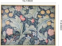 Vista 4 de Bandejas de mesa de café para sala de estar, bandeja de servir con asas, bandeja grande moderna para mesa de café otomana