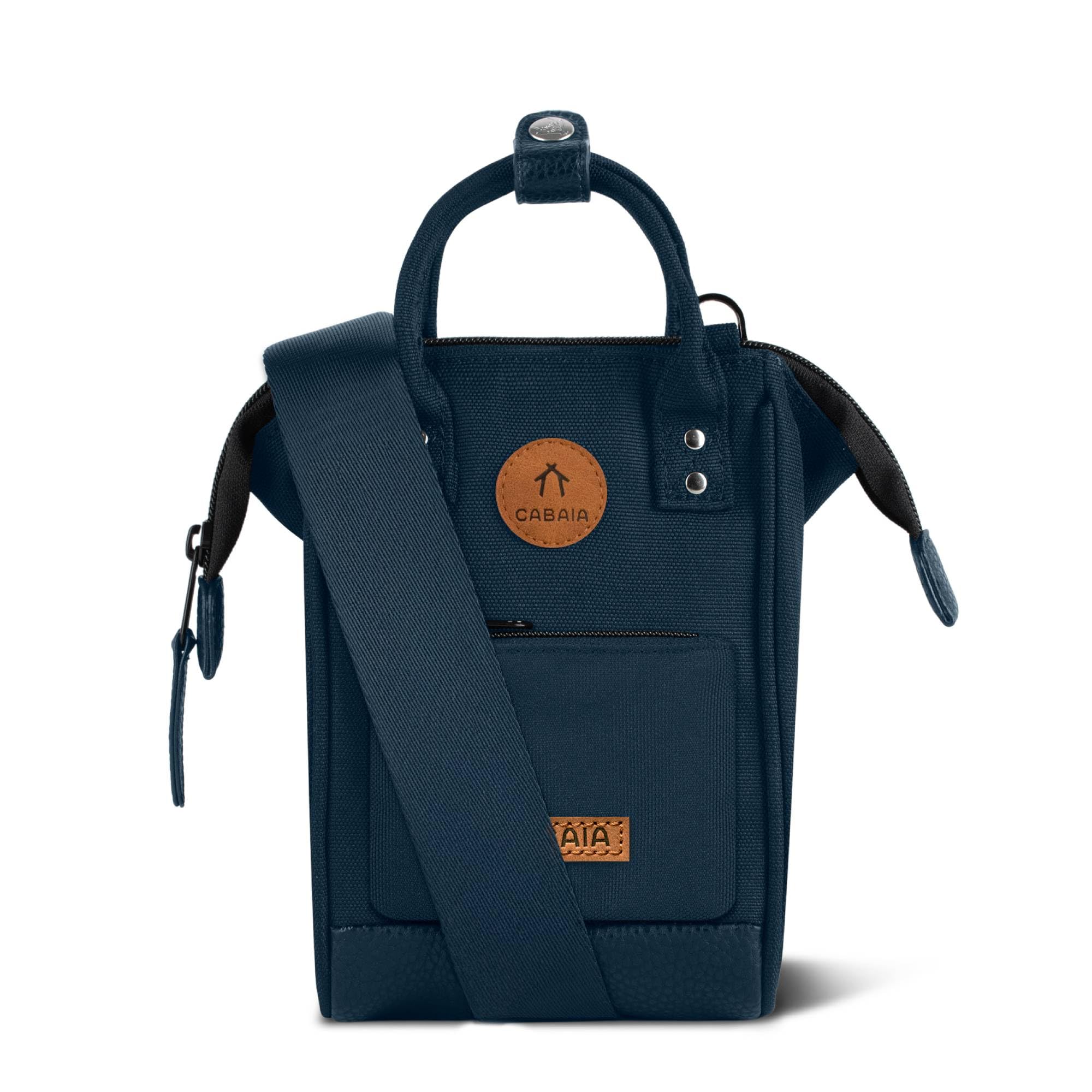 CABAIA Nano Bag Reykjavik – Sac Bandoulière 1,​8 L pour Femme et Homme – Tissu Recyclé, Déperlant et Vegan – Design Compact et Pratique – Bleu