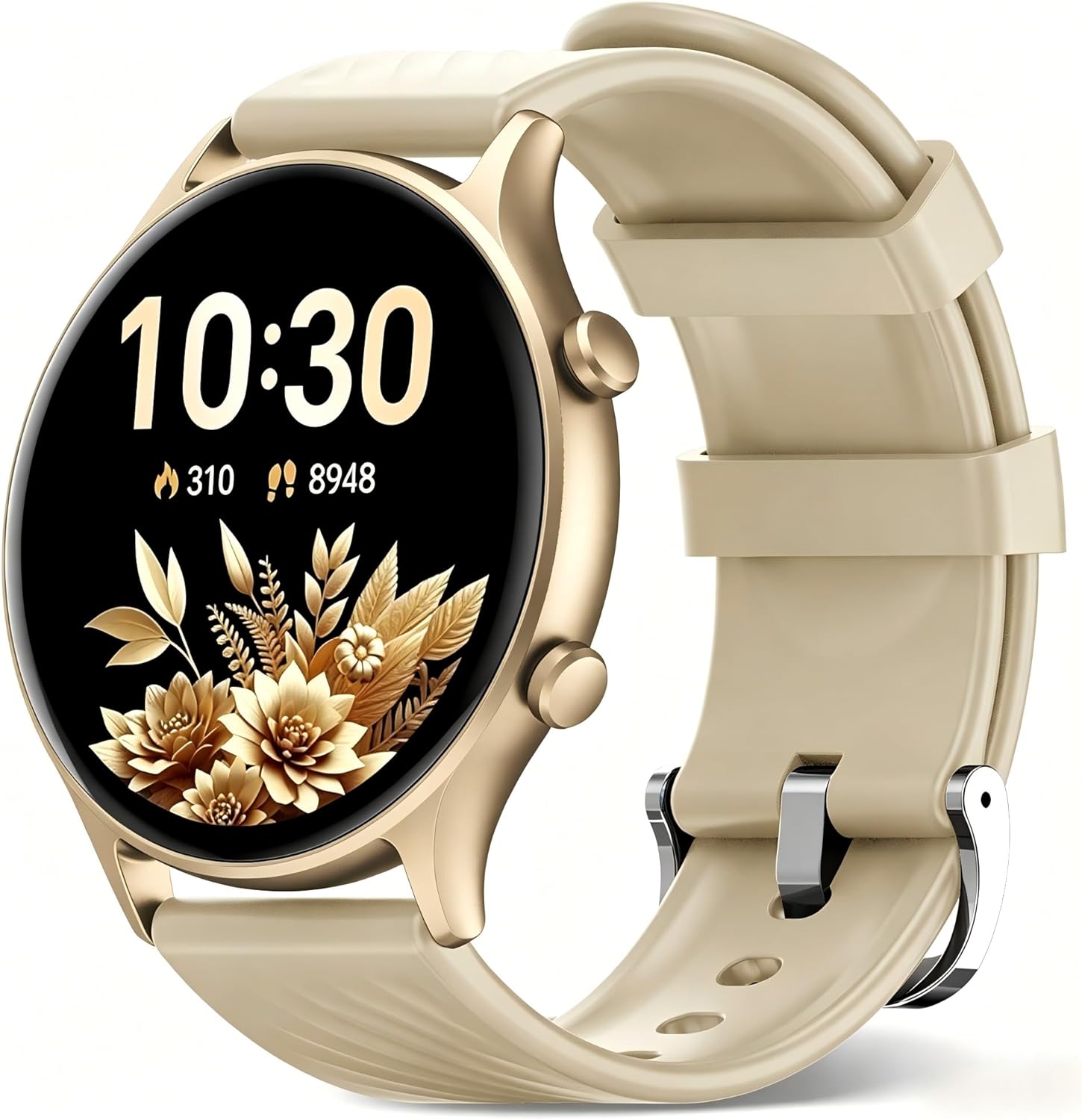 WalkerFit Smart Watch for Women, 1.39″ Smartwatch for Android Phones & iPhone, Fitness Tracker with Heart Rate/SpO2/Sleep Monitor, 120+ Sport Modes, Answer/Make Call, Reloj Inteligente para Mujer