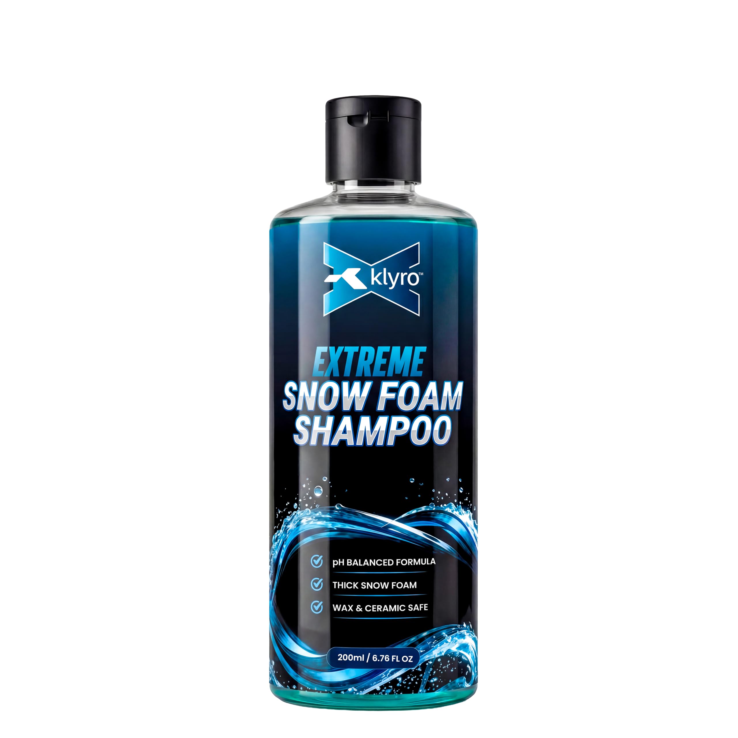KLYRO Extreme Snow Car Wash Shampoo | pH Balanced Car Cleaning Liquid for Foam Cannon & Bucket Wash | Thick Suds Formula | Wax & Ceramic Safe Auto Cleaning Shampoo 200ML (Pack of 1)-picture-19