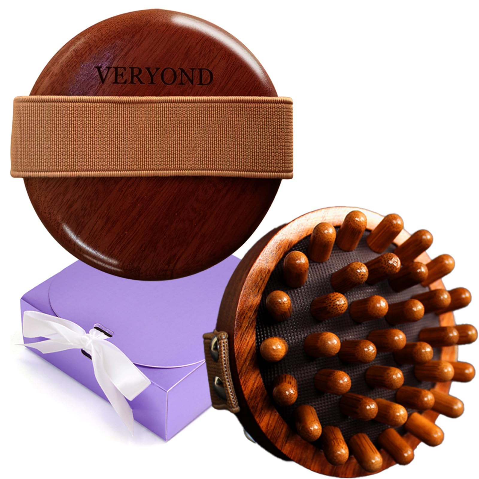 VERYOND Lymphatic Drainage Massager & Anti Cellulite Massage Tool, Reduce Stretch Marks & Cellulite, Meridian Massage Body Brush Body Sculpting Tool